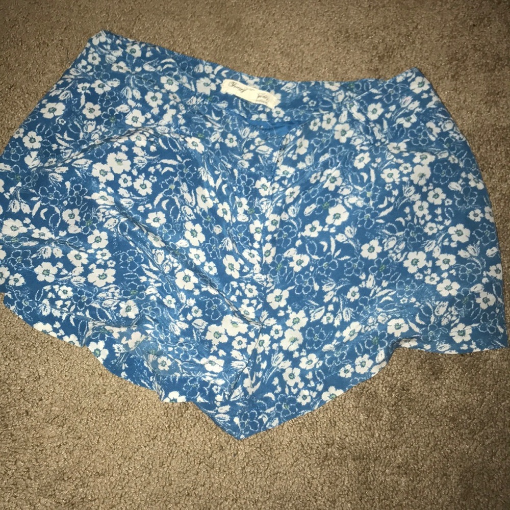 flowered shorts